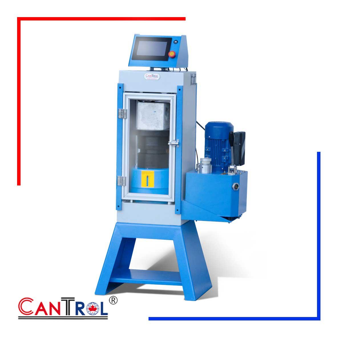 Semi-Automatic Welded Frame Concrete Compression Machine 1200-300kN