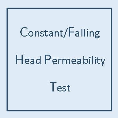 Falling Head Permeability Test