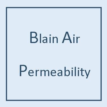 blain air permiability