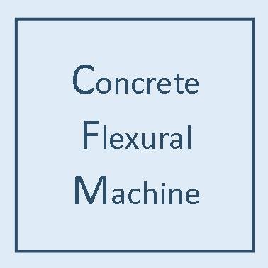 concrete flexural machine