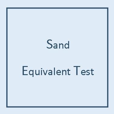 sand equivalent test