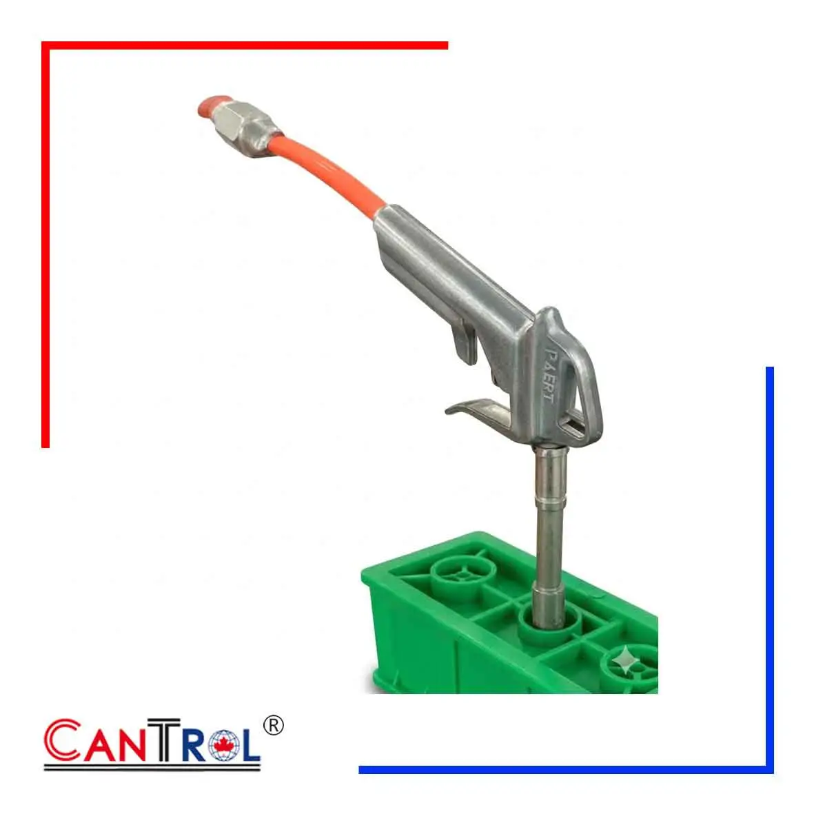 alt="Cantrol Air Gun Pistol designed for safe and rapid extraction of 50x50 mm cement cube samples from molds"