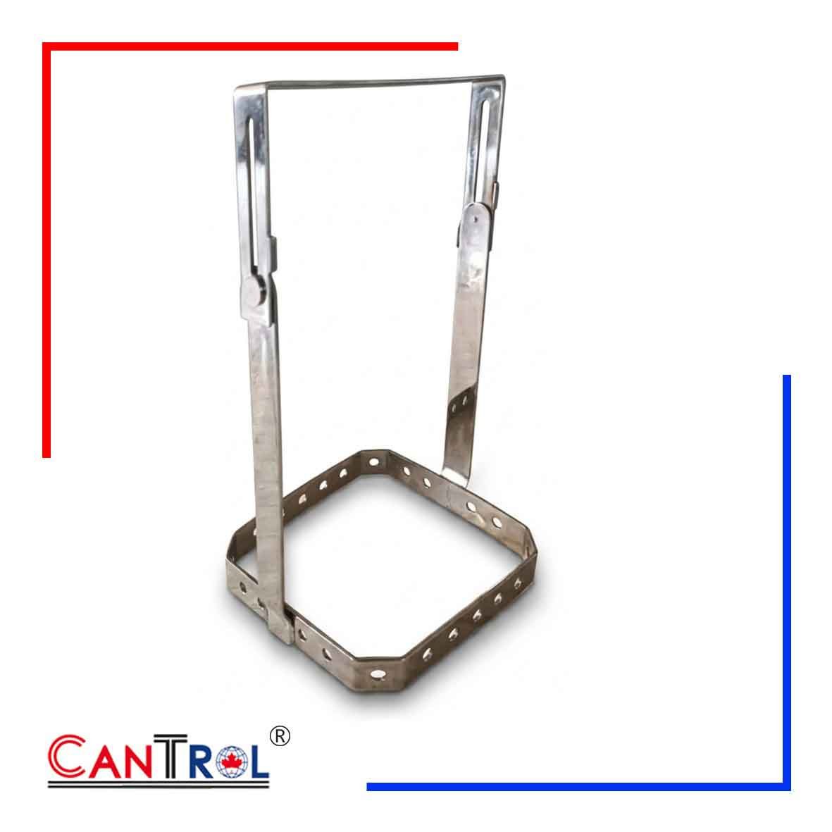 alt="Cantrol Sample Sieve Holder made of stainless steel for stable and precise aggregate gradation testing"